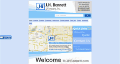 Desktop Screenshot of jhbennett.com