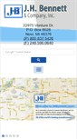 Mobile Screenshot of jhbennett.com